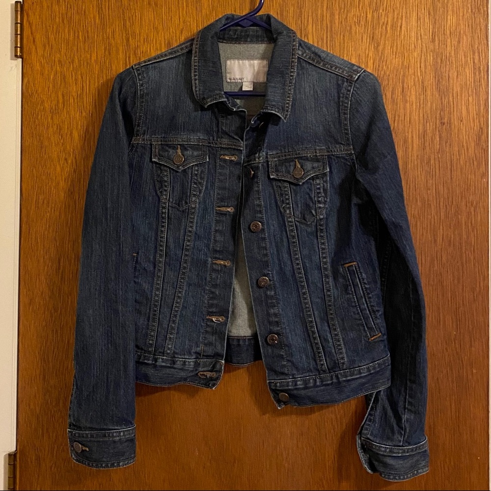 *SOLD* Old Navy Dark Denim Trucker Jean Jacket